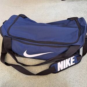 Nike Men's Duffel Bag in Blue and Black
